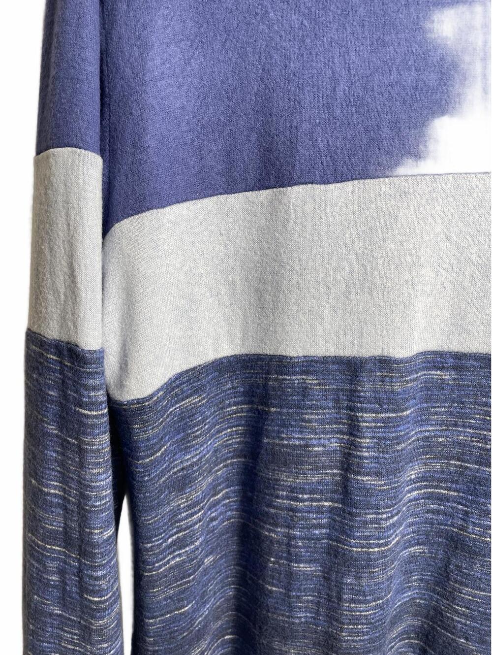 Market & Spruce Sweater Dress Women's Size XL Blue Cowl Neck Casual - Picture 7 of 13